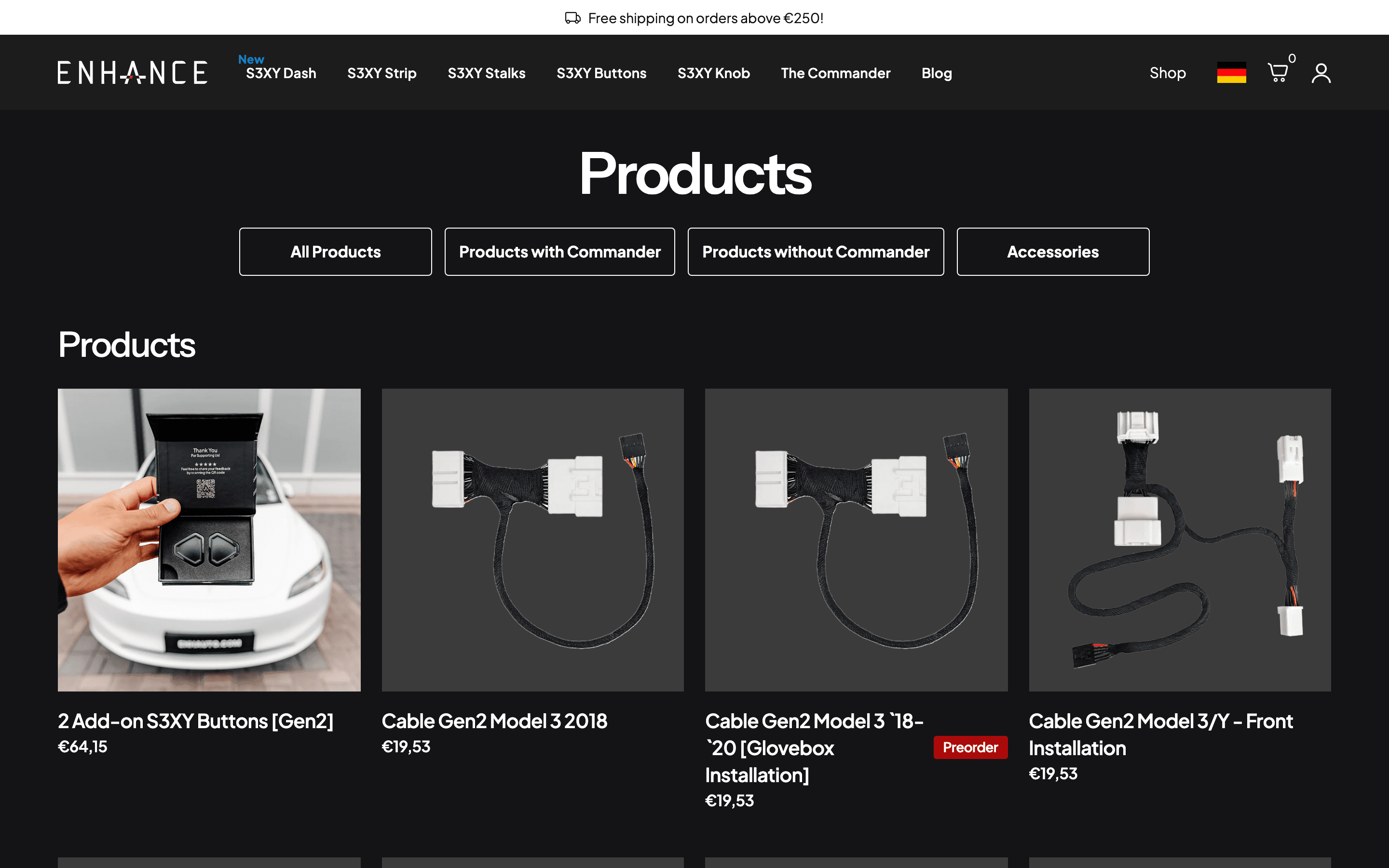 ENHauto all products collection