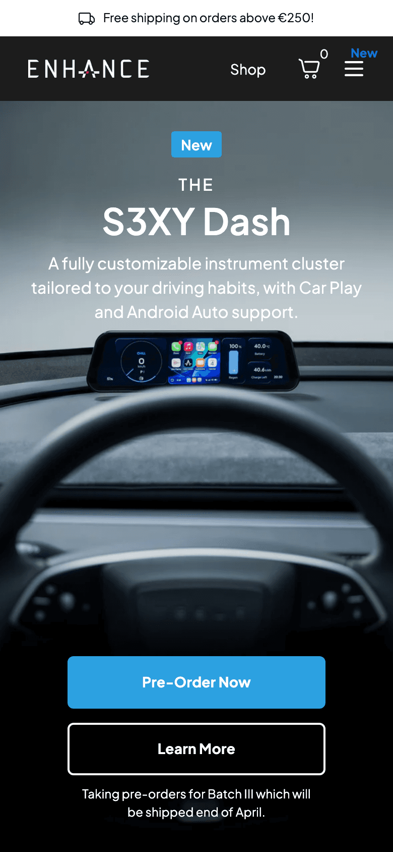 ENHauto product detail mobile