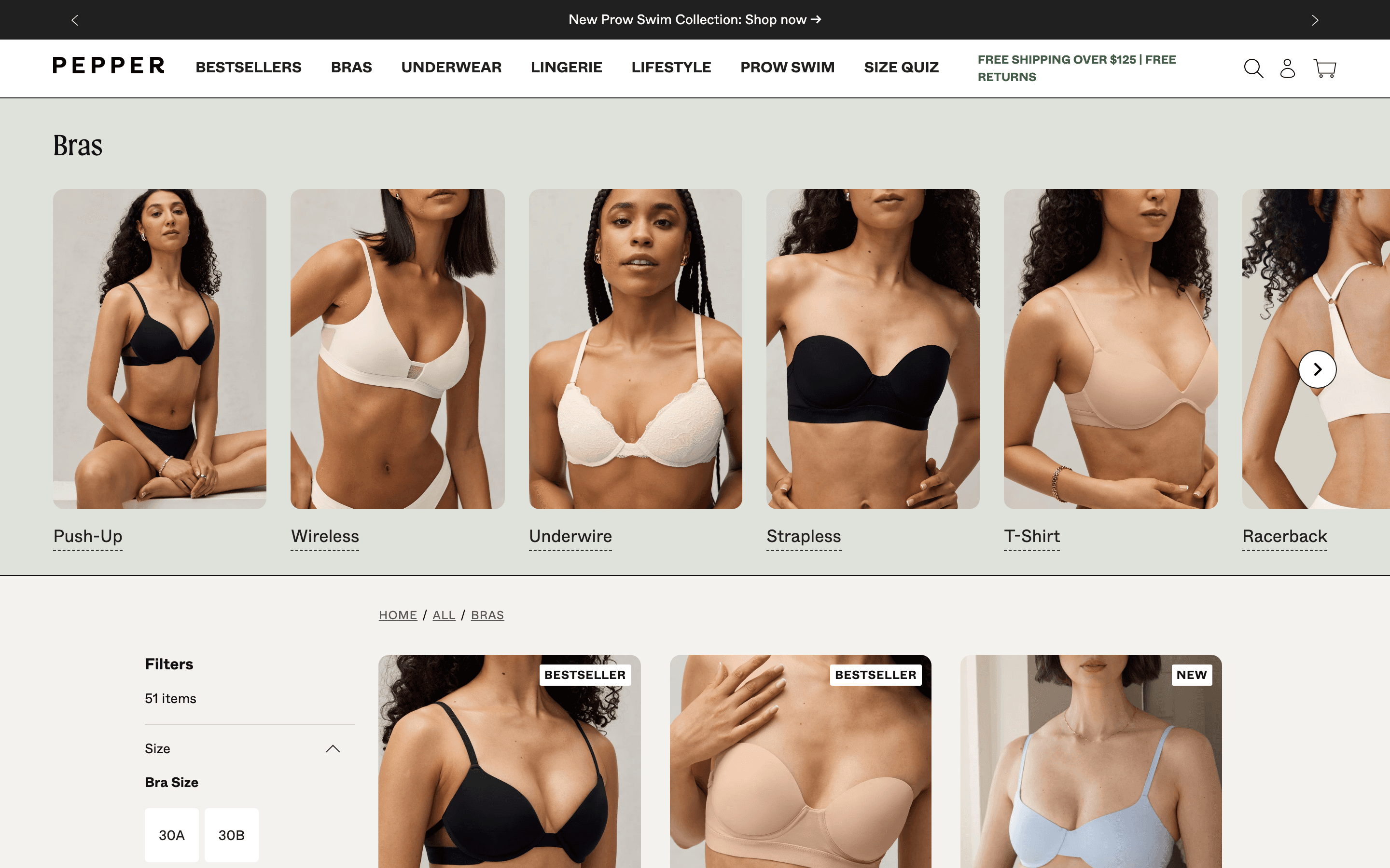 Pepper all products collection