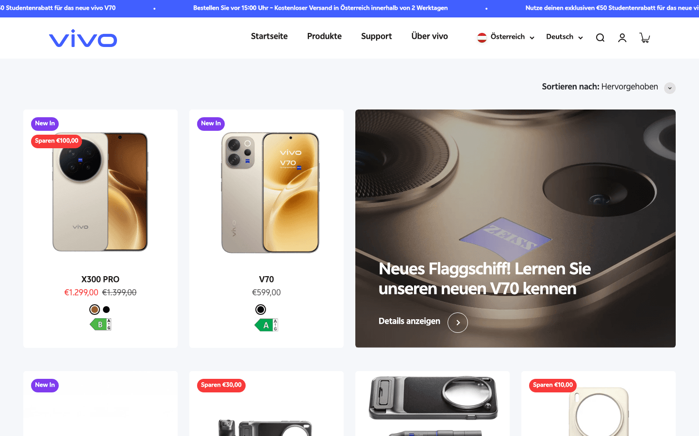 Vivo all products collection