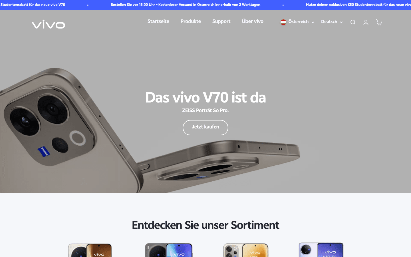 vivo storefront
