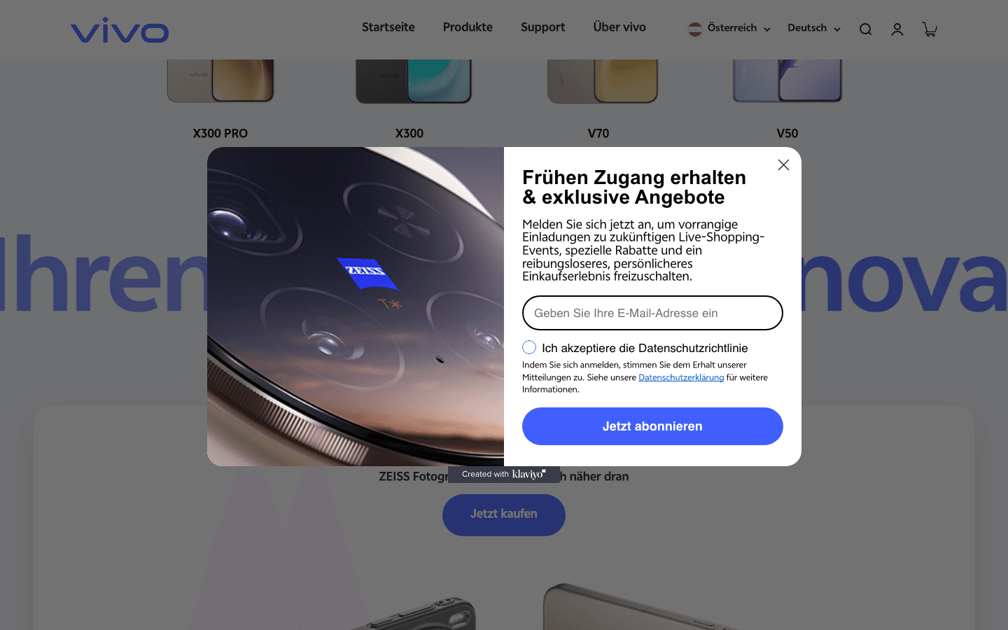 Vivo X300 Pro product page