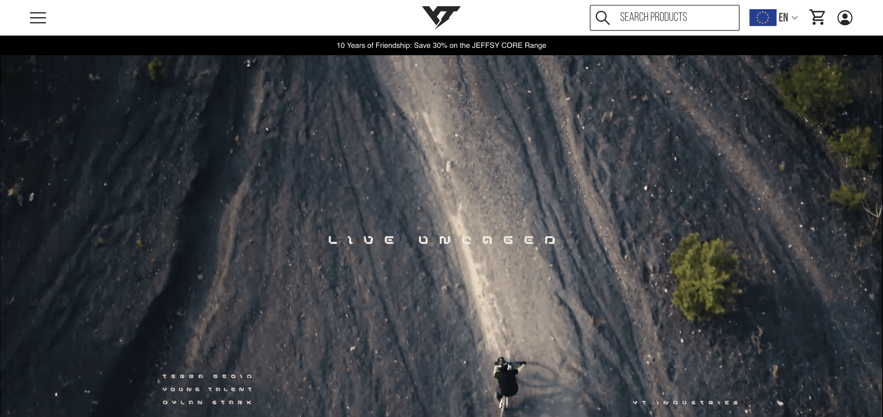 YT Industries storefront