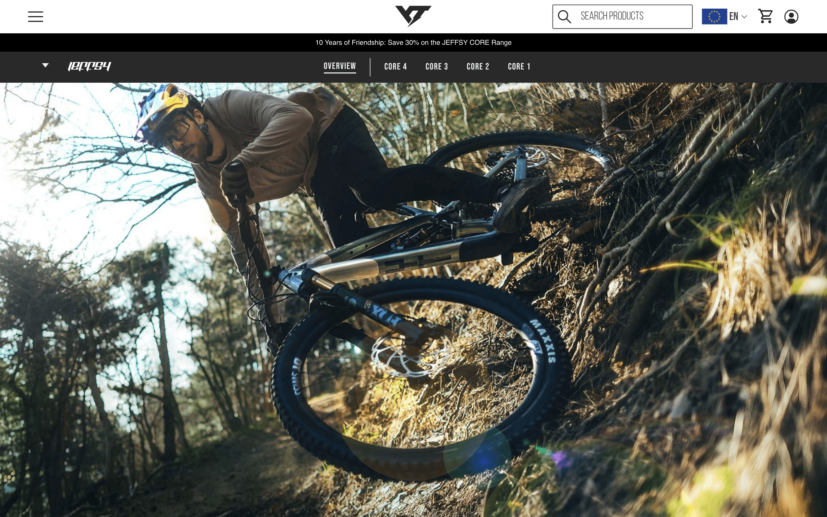 YT Industries Jeffsy riders on trail
